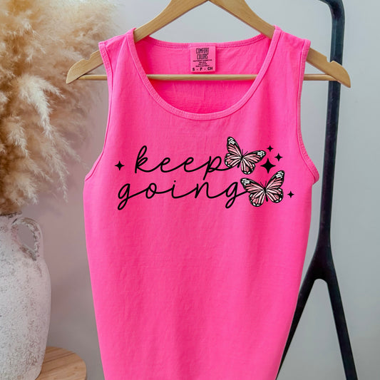 Keep Going Butterfly-Ready to Press Transfer