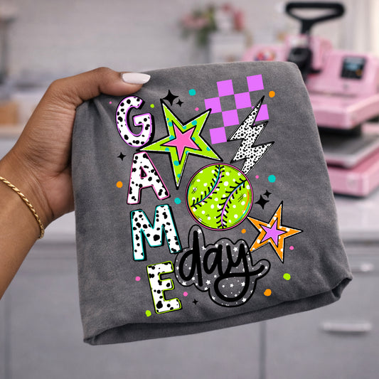 Game Day Soft Ball-Ready to Press Transfer