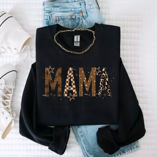 Mama Cheetah Checker-Ready to Press Transfer