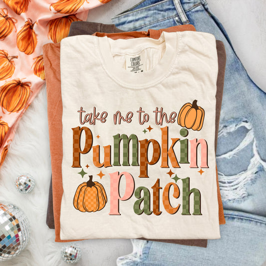 Take Me to the Pumpkin Patch-Ready to Press Transfer