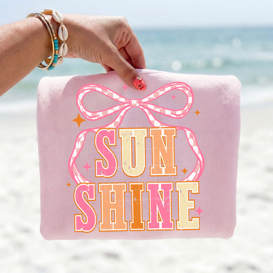 Sunshine Bow-Ready to Press Transfer