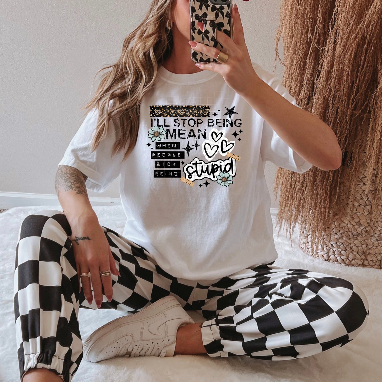 I'll Stop Being Mean Black-Ready to Press Transfer