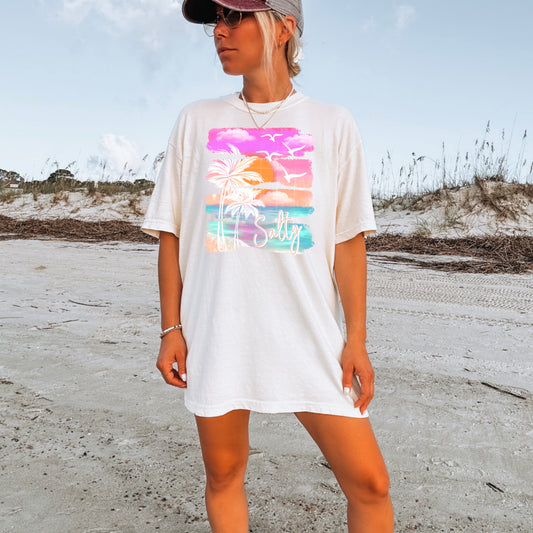 Salty Sunset-Ready to Press Transfer
