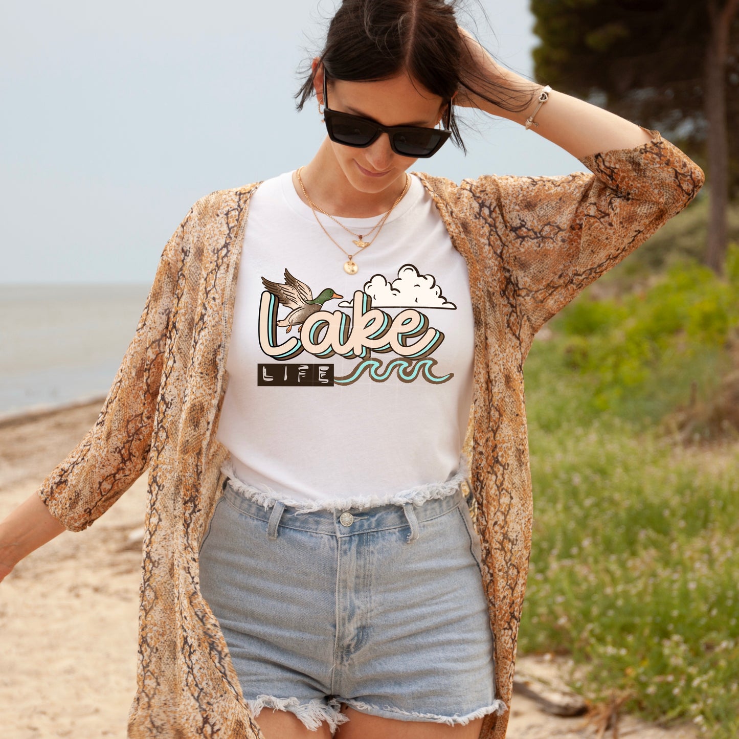 Lake Life-Ready to Press Transfer