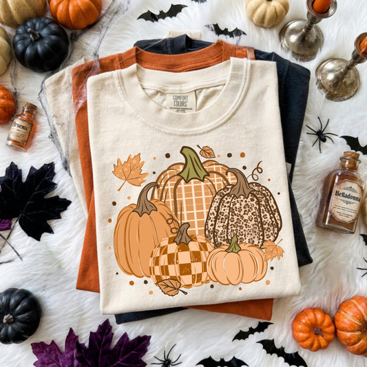 Orange Pumpkins-Ready to Press Transfer