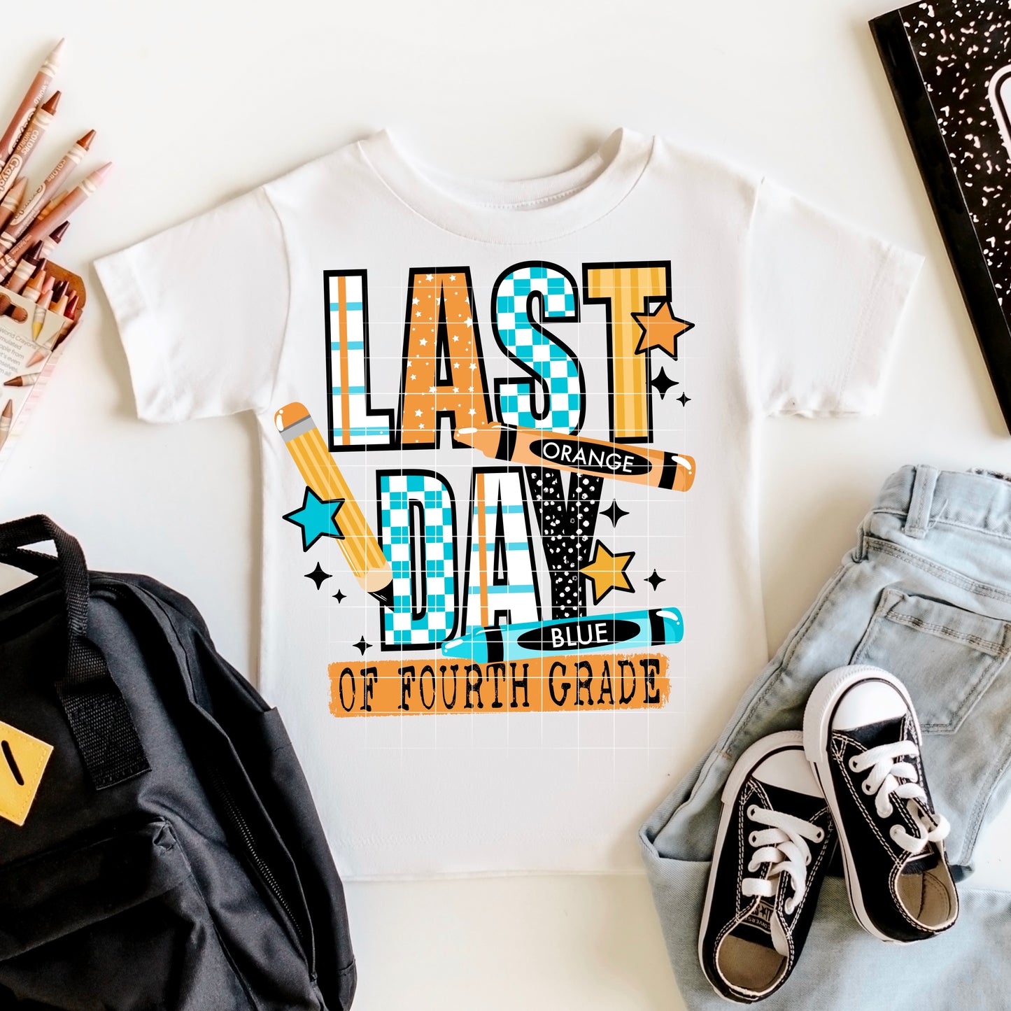 4Th Grade Last Day Blue-Ready to Press Transfer