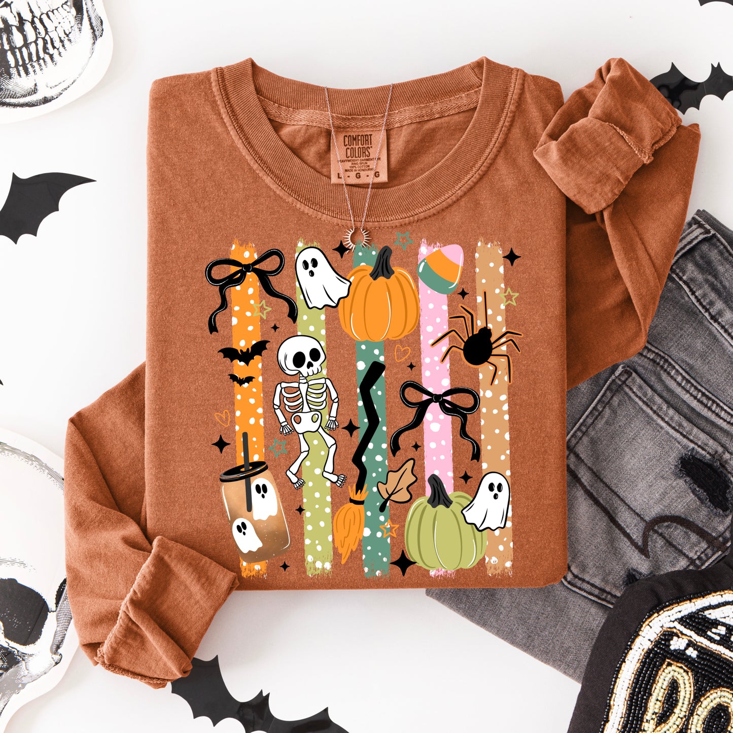 Halloween Stripes-Ready to Press Transfer