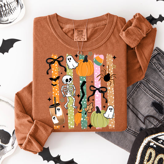 Halloween Stripes-Ready to Press Transfer