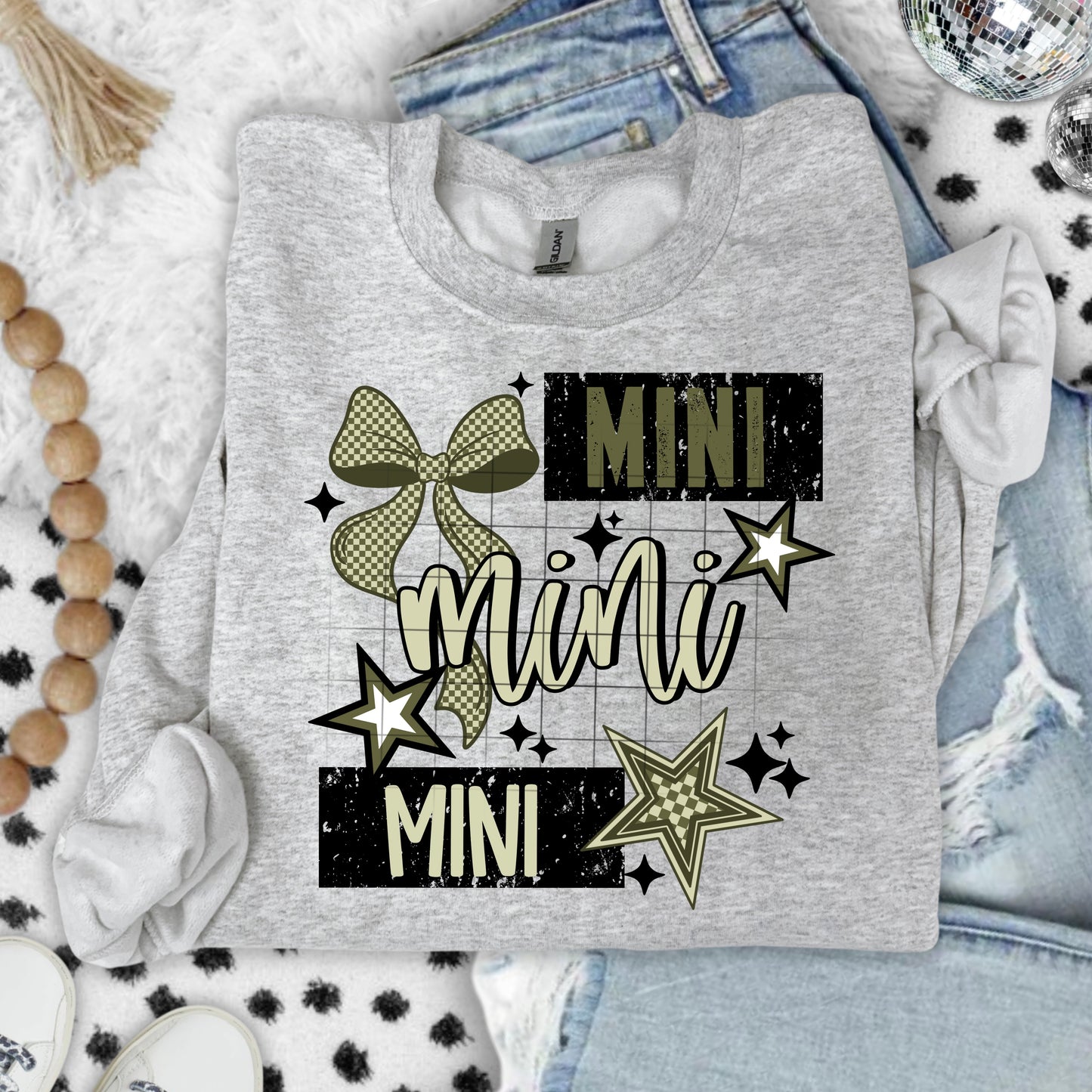 Mini Army Green-Ready to Press Transfer