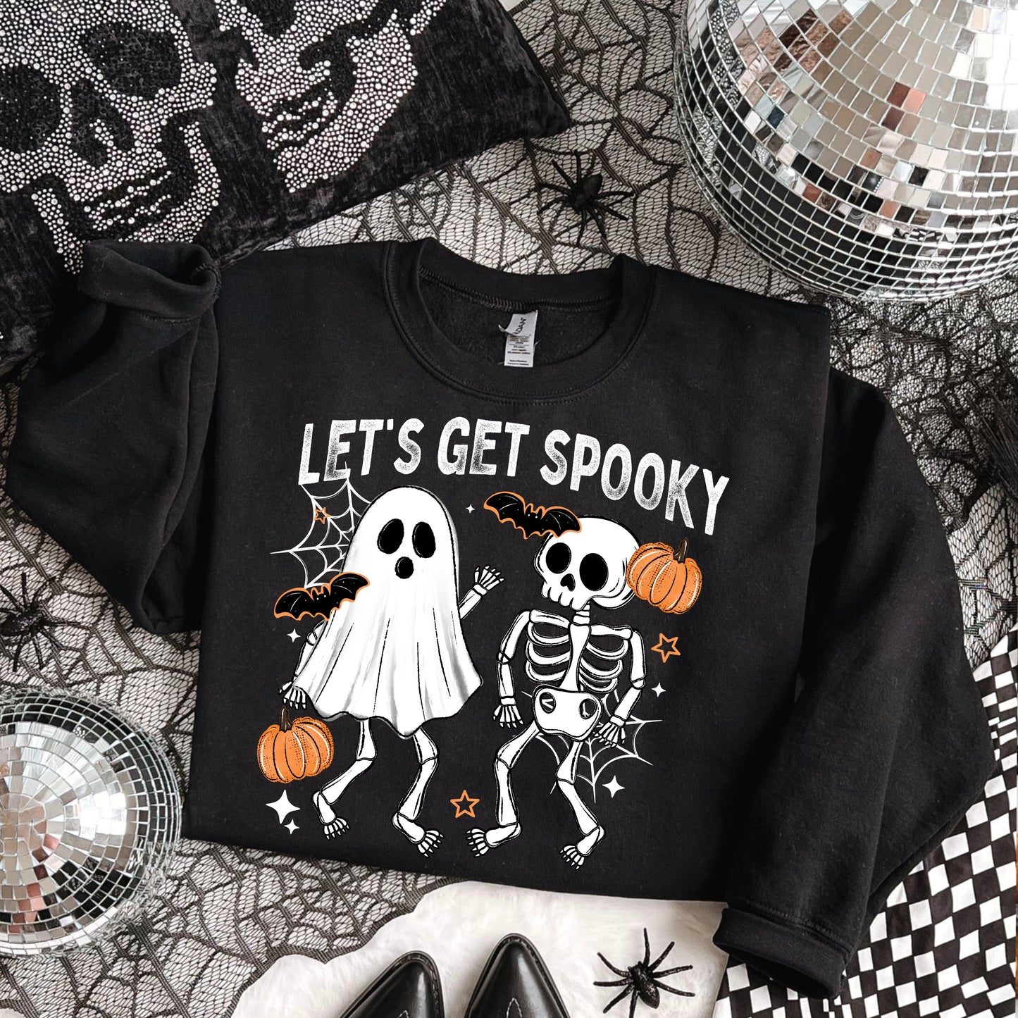 Let’S Get Spooky white-Ready to Press Transfer