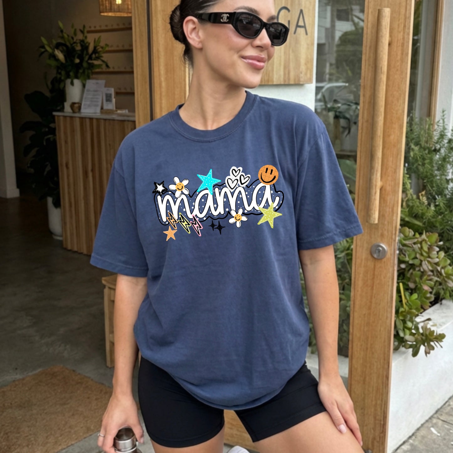 Mama Stars and Doodles-Ready to Press Transfer