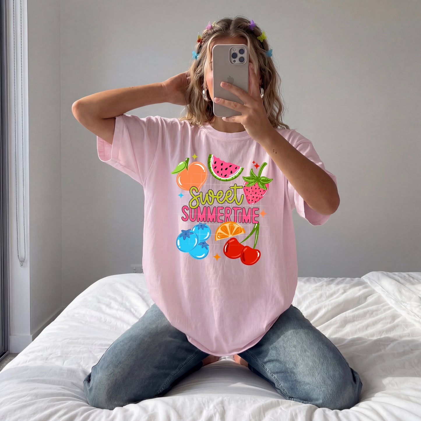 Sweet Summertime Fruit-Ready to Press Transfer