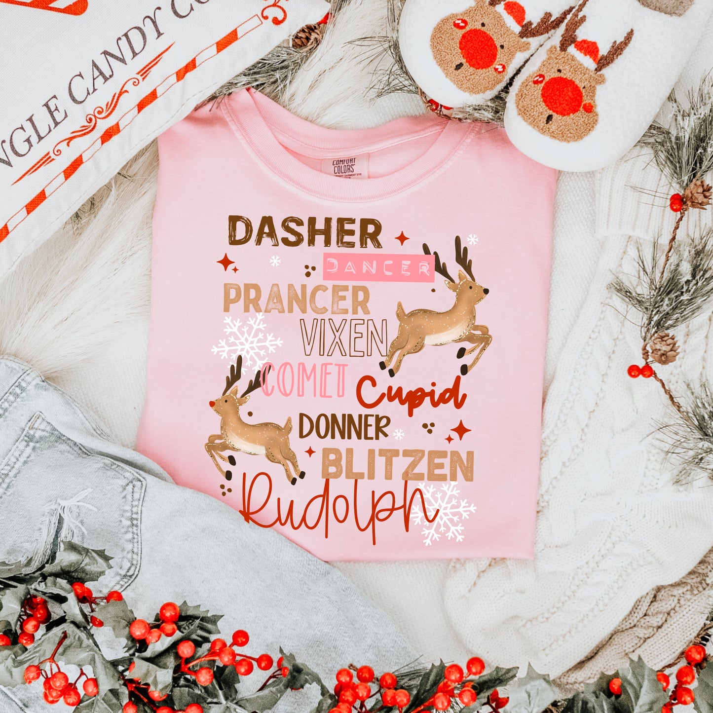 Reindeer Names-Ready to Press Transfer