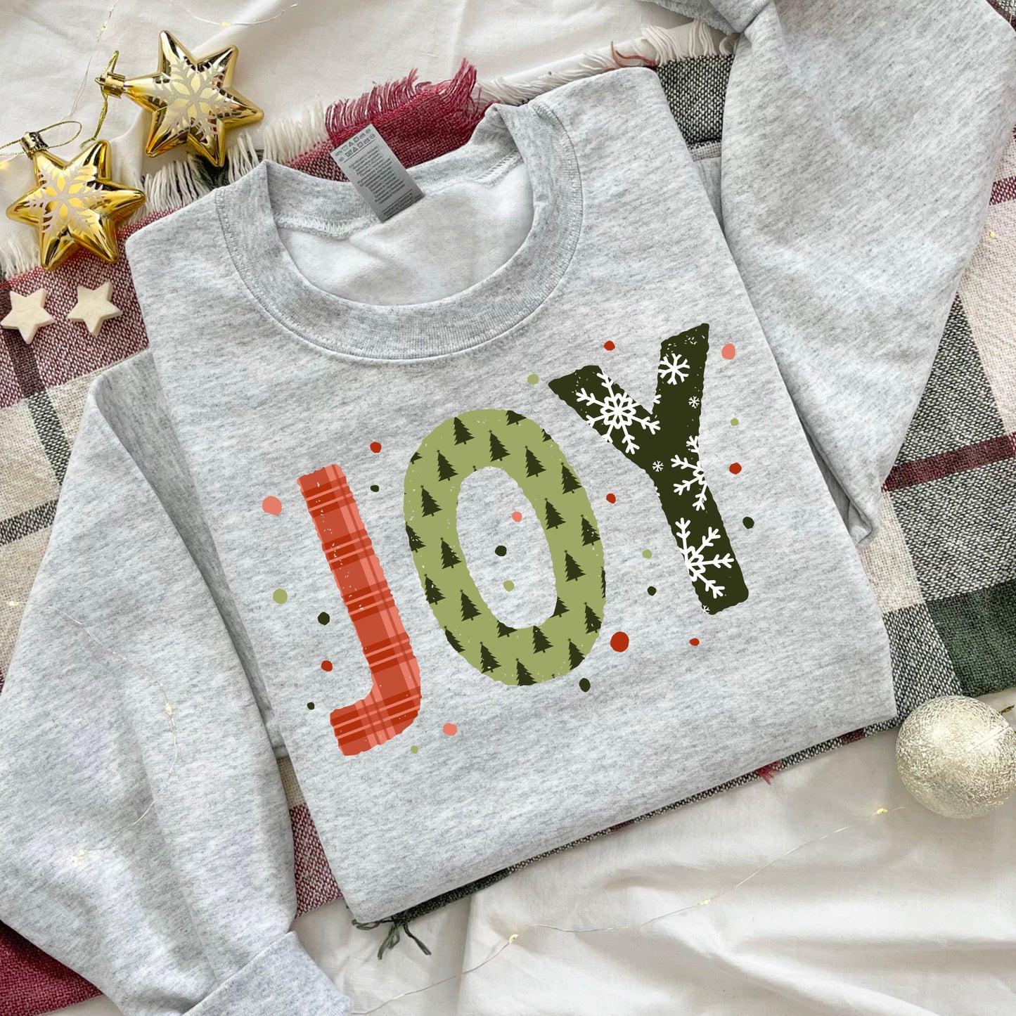 Joy Pattern Letters-Ready to Press Transfer