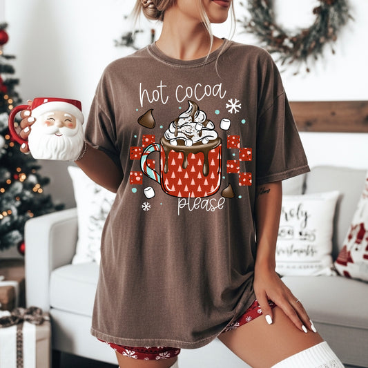 Hot Cocoa white-Ready to Press Transfer