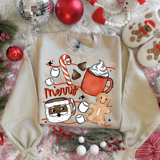 Merry Hot Cocoa Darker Skin Tone-Ready to Press Transfer