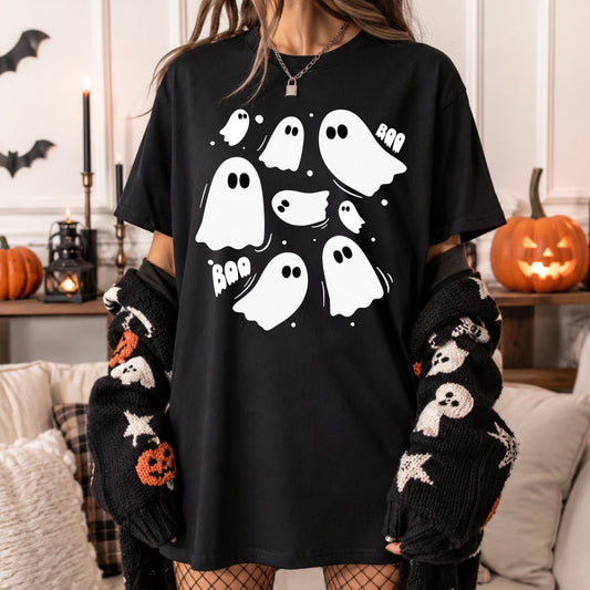 Boo White and Black Only-Ready to Press Transfer