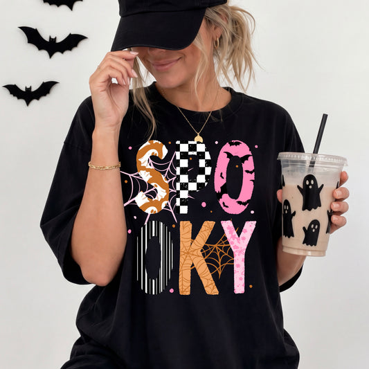 Spooky Pattern Letters-Ready to Press Transfer