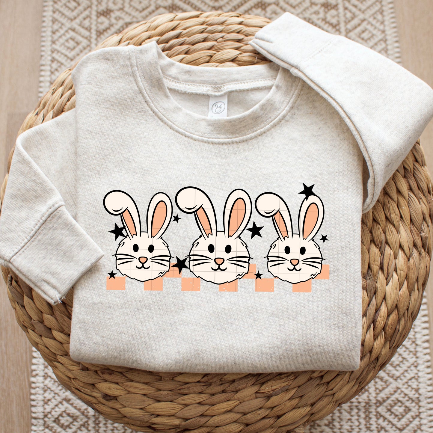 Bunny Strip-Ready to Press Transfer