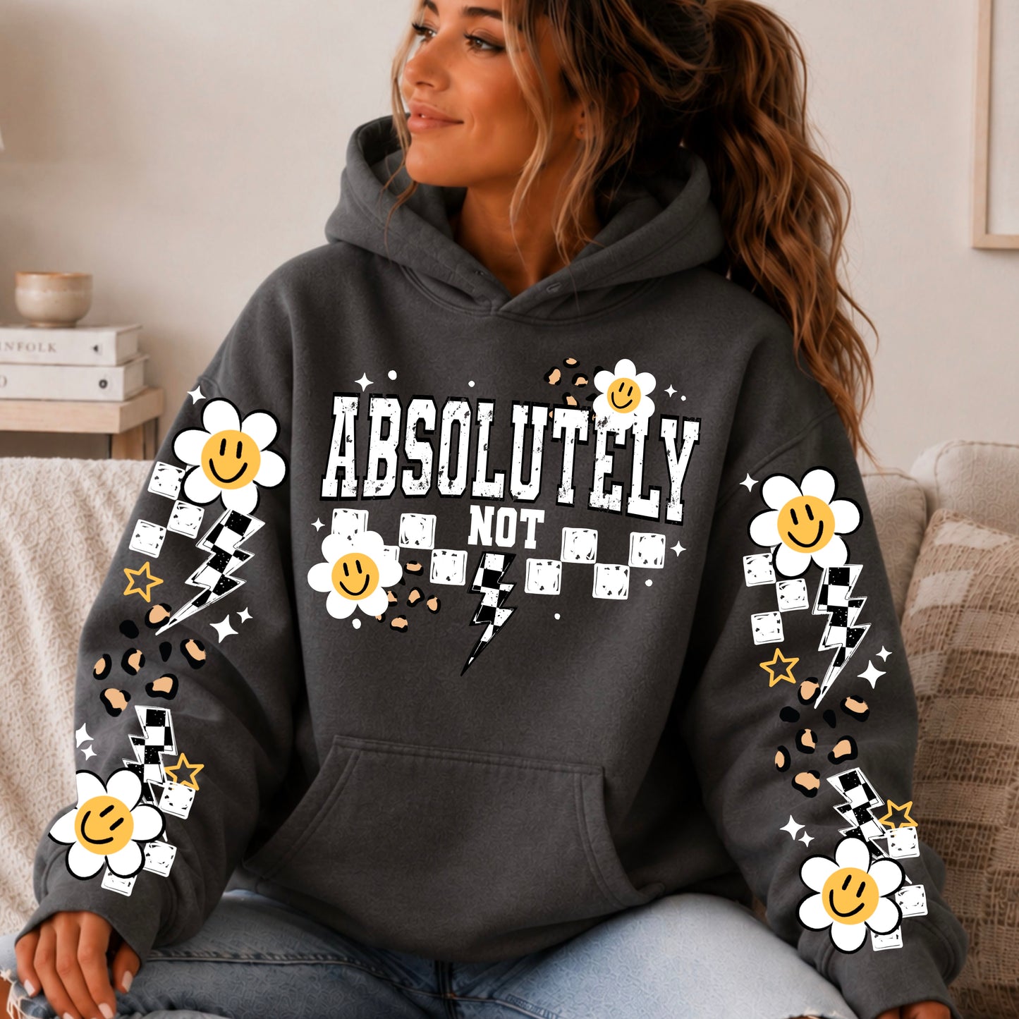 Absolutely Not White-Ready to Press Transfer