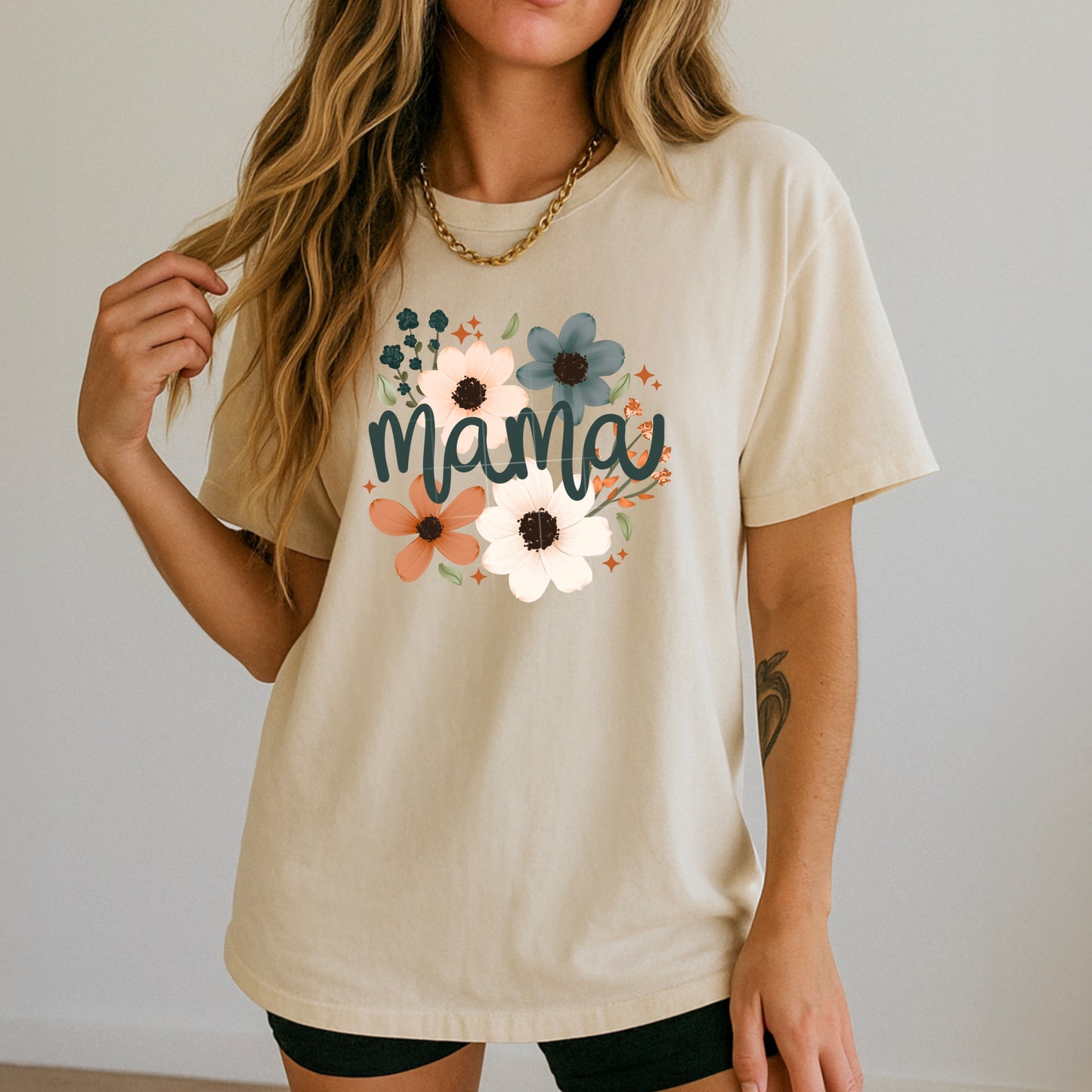 Mama Florals-Ready to Press Transfer