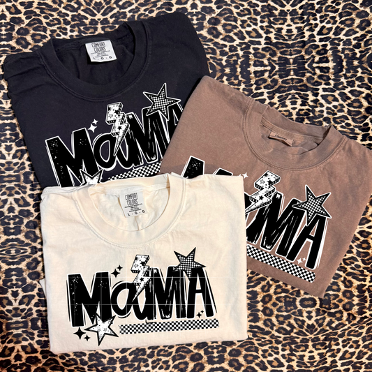 Mama Black and White-Ready to Press Transfer