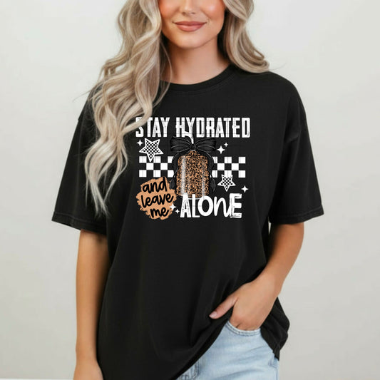 Stay Hydrated White-Ready to Press Transfer