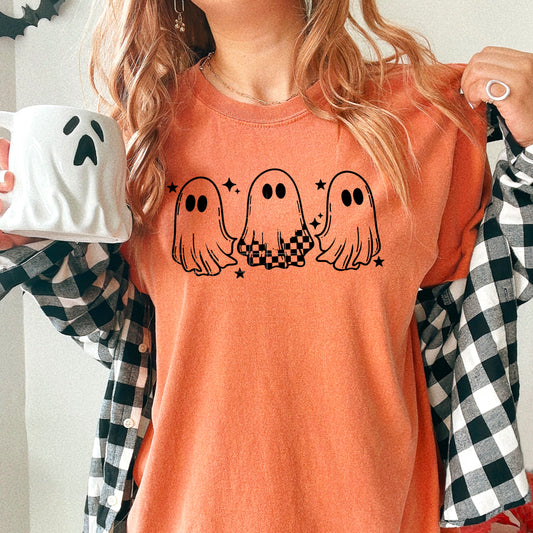 Single Color 3 Ghosts-Ready to Press Transfer