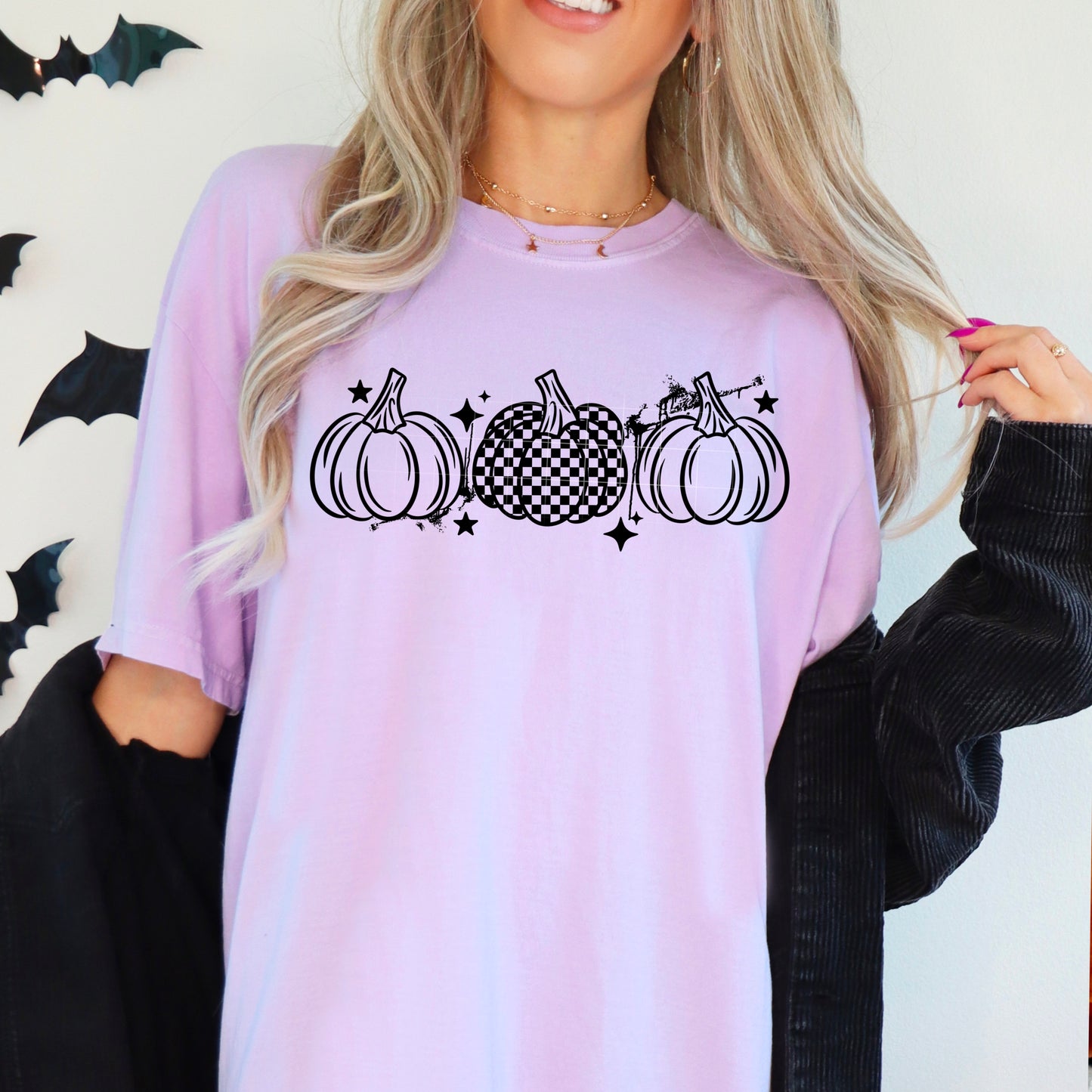 Single Color 3 Pumpkins-Ready to Press Transfer