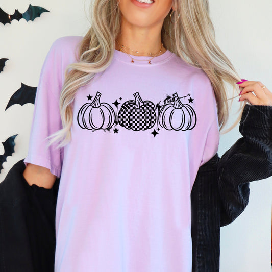 Single Color 3 Pumpkins-Ready to Press Transfer