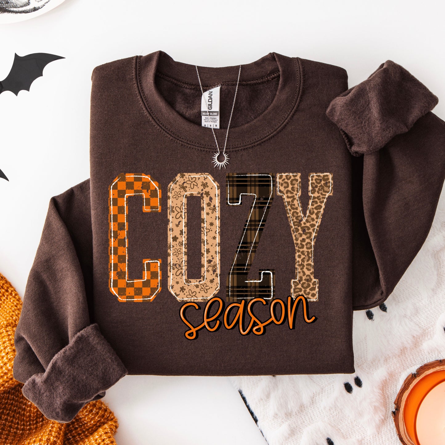 Leopard Fall Cozy-Ready to Press Transfer