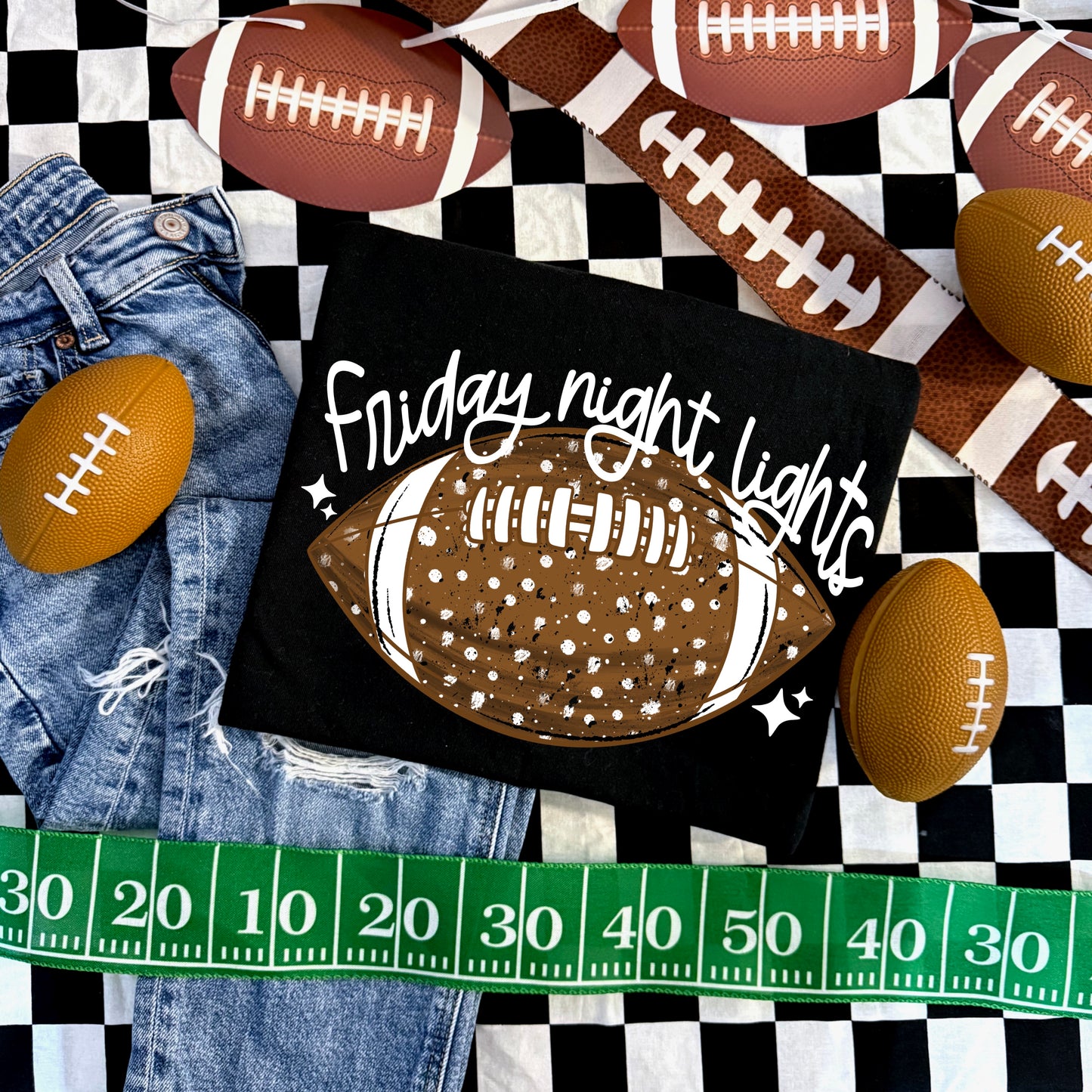 Friday Night Lights White-Ready to Press Transfer