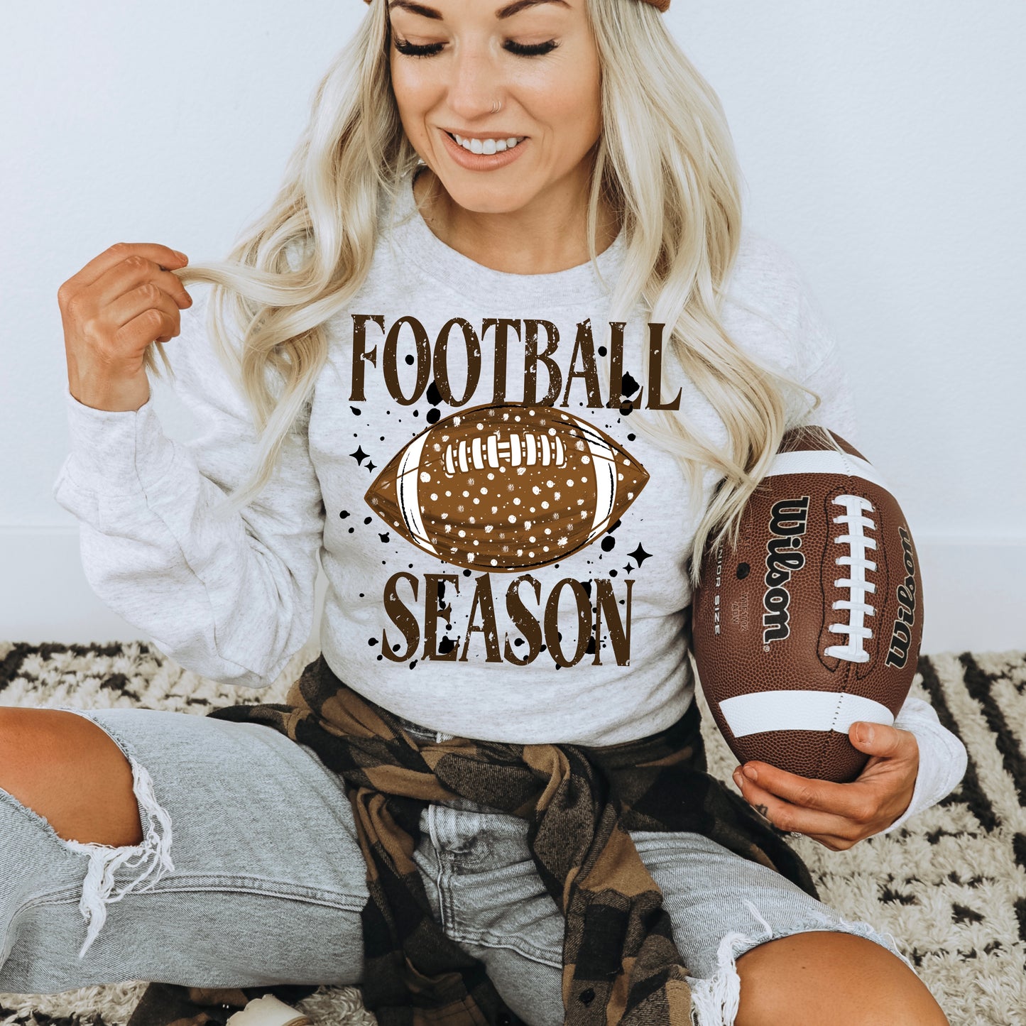 Football Season Splatter-Ready to Press Transfer