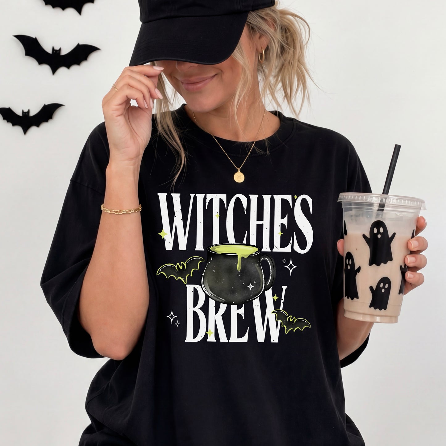 Witches Brew White-Ready to Press Transfer