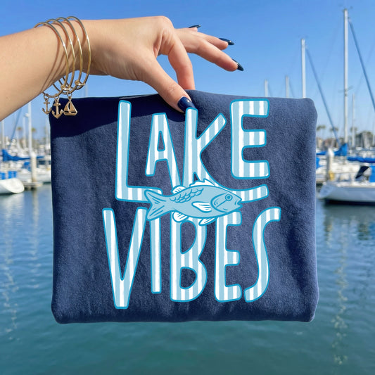 Lake Vibes Fish-Ready to Press Transfer