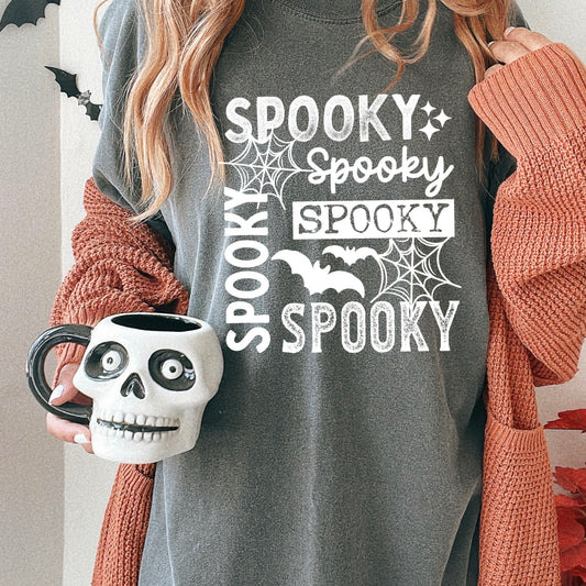 Spooky white single color-Ready to Press Transfer