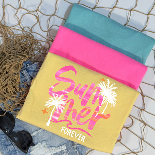 Summer white-Ready to Press Transfer