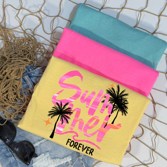 Summer black-Ready to Press Transfer