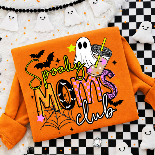 Spooky Moms Club black-Ready to Press Transfer