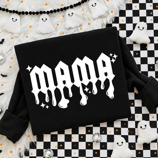 Drippy Mama White-Ready to Press Transfer