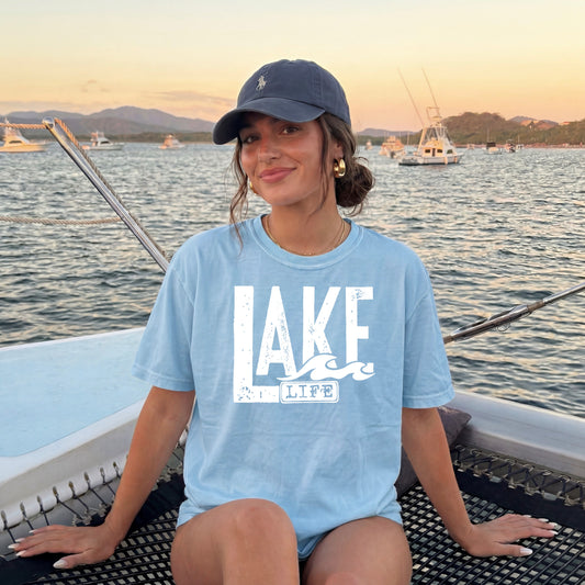 Lake Life white -Ready to Press Transfer