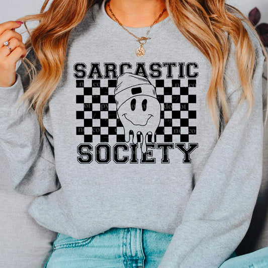 Sarcastic Society Crew Sweatshirt