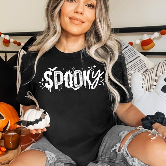White Spooky-Ready to Press Transfer