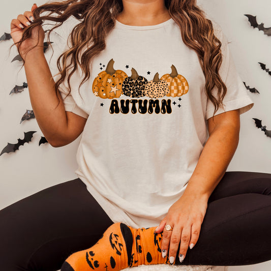 Autumn pumpkins-Ready to Press Transfer