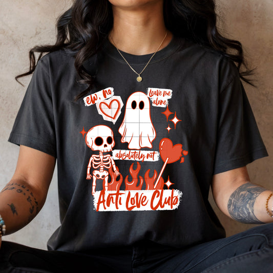 Anti Love Club (White)-Ready to Press Transfer