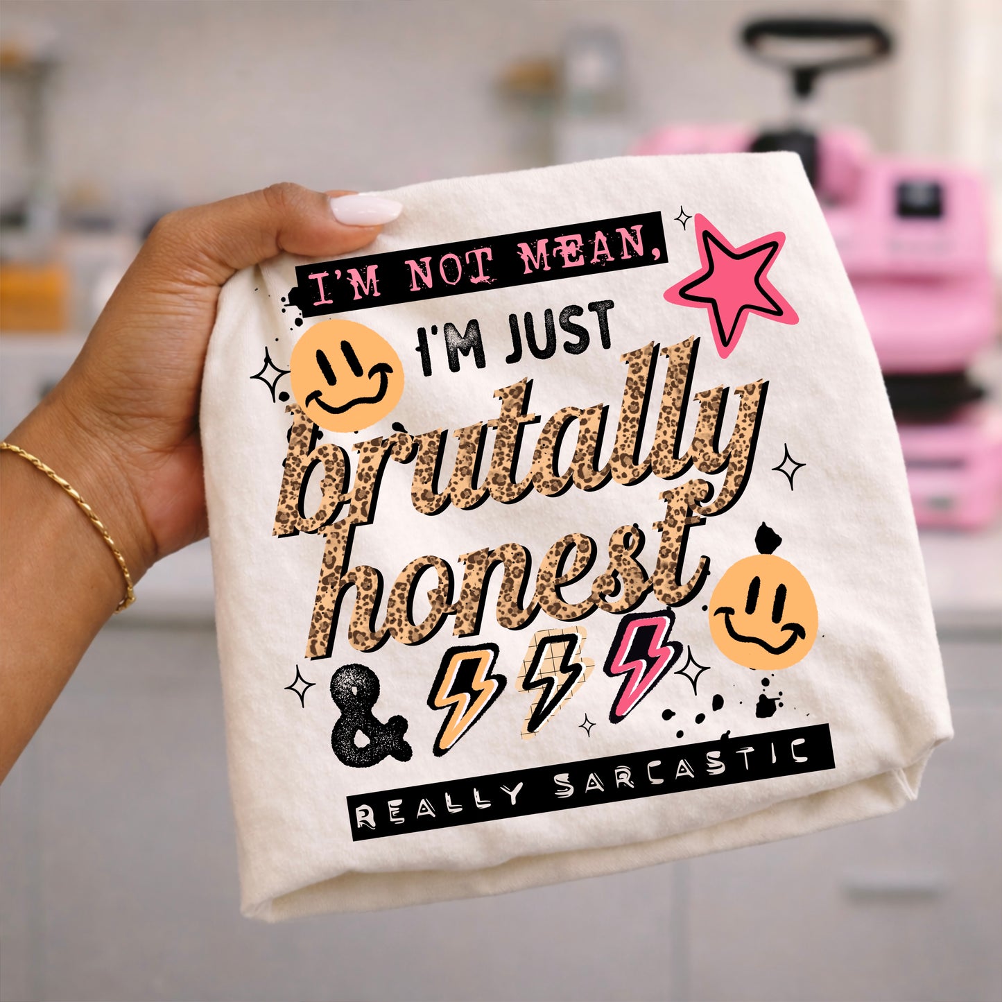 Brutally Honest Black-Ready to Press Transfer