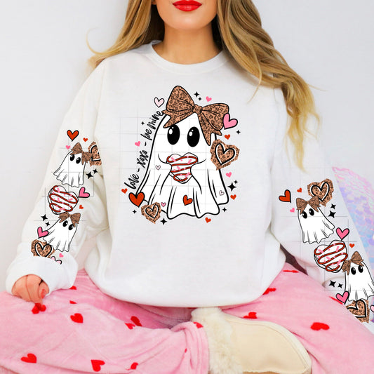 Love Valentine Ghostie-Ready to Press Transfer