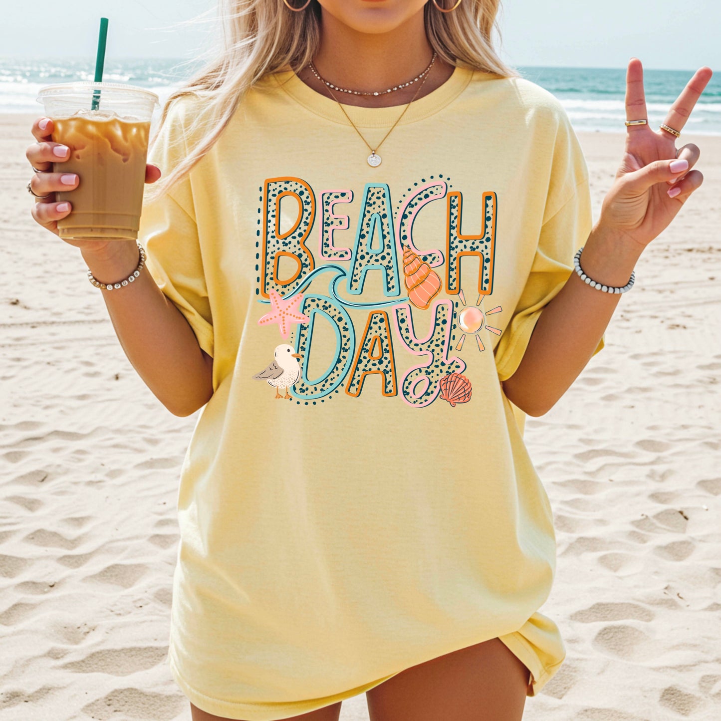 Beach Day-Ready to Press Transfer