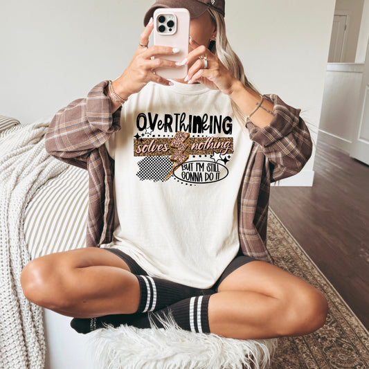 Overthinking Full Color with Black-Ready to Press Transfer