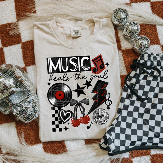 Music Heals the Soul Black-Ready to Press Transfer